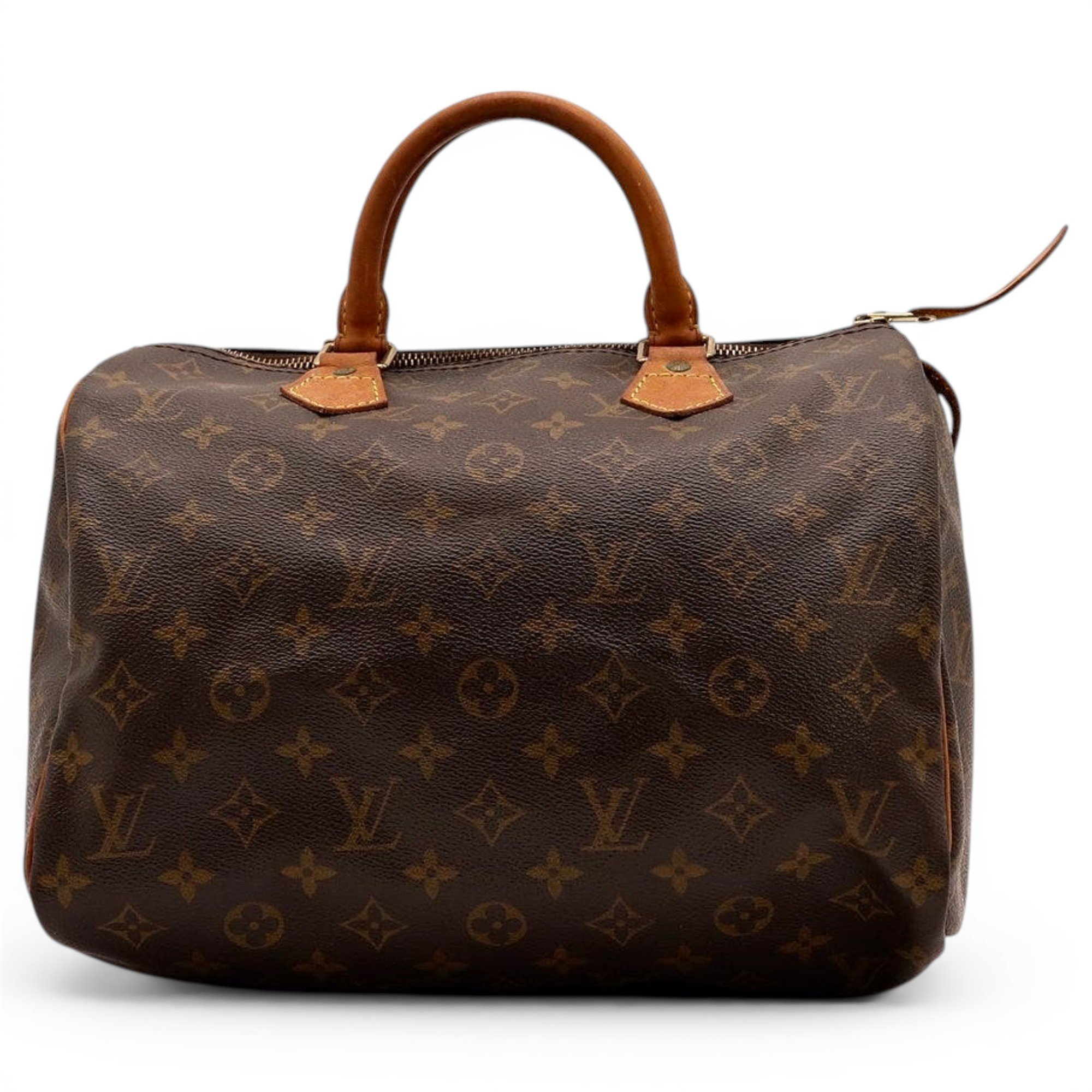 Speedy leather handbag
