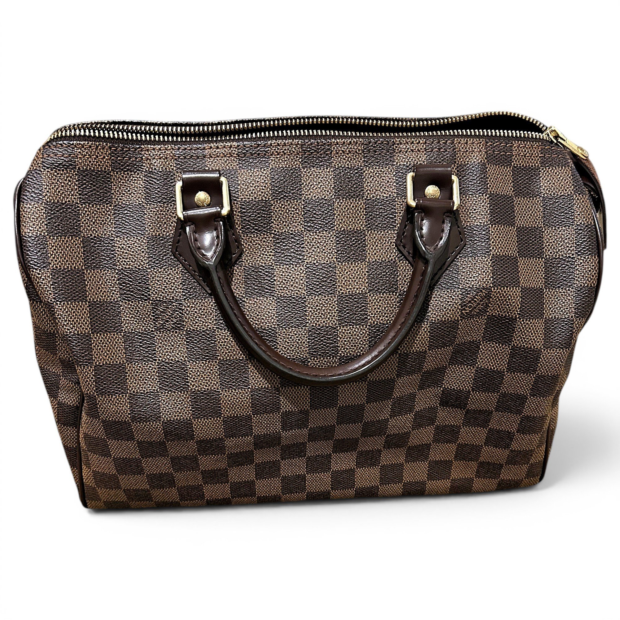 Speedy leather handbag