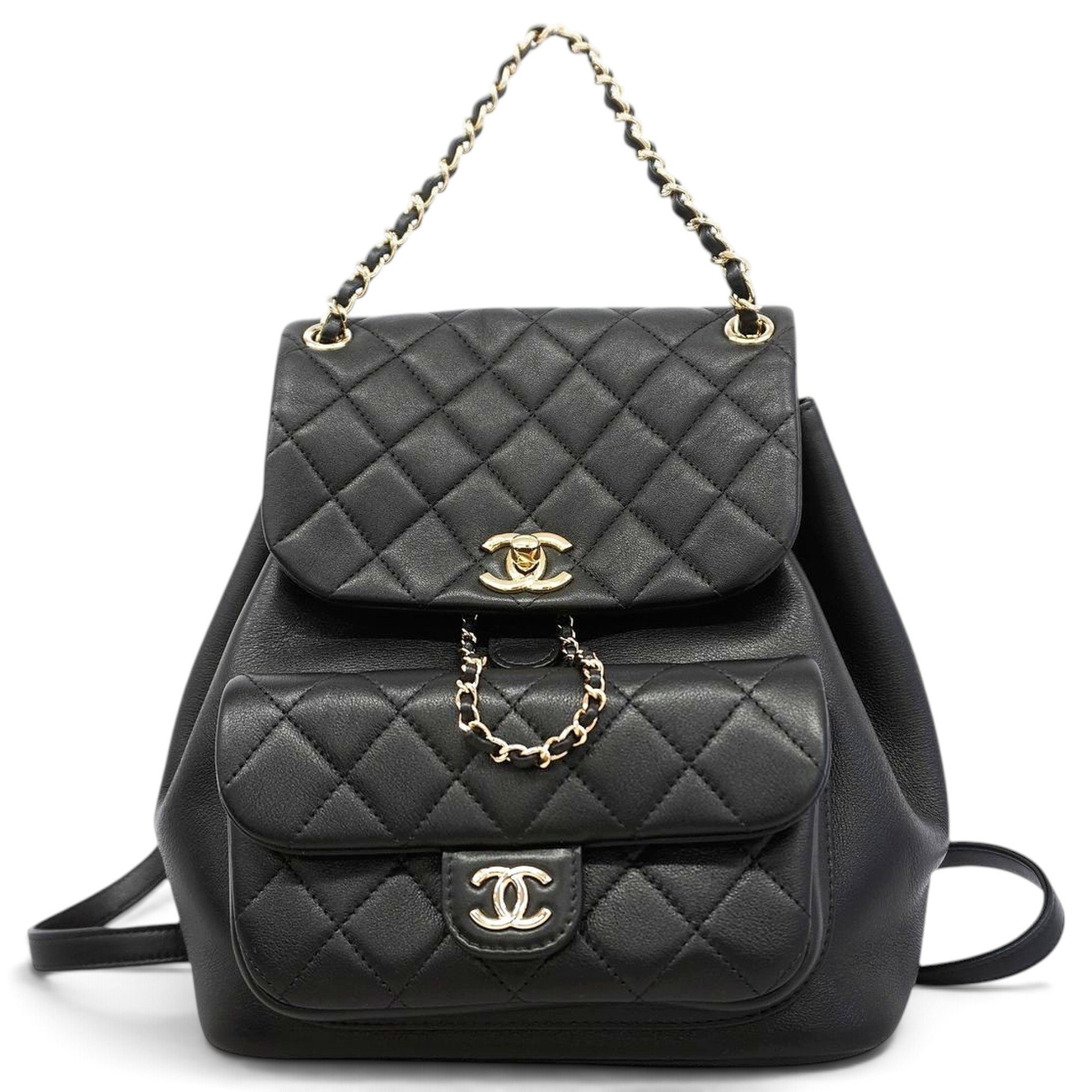 Leather backpack