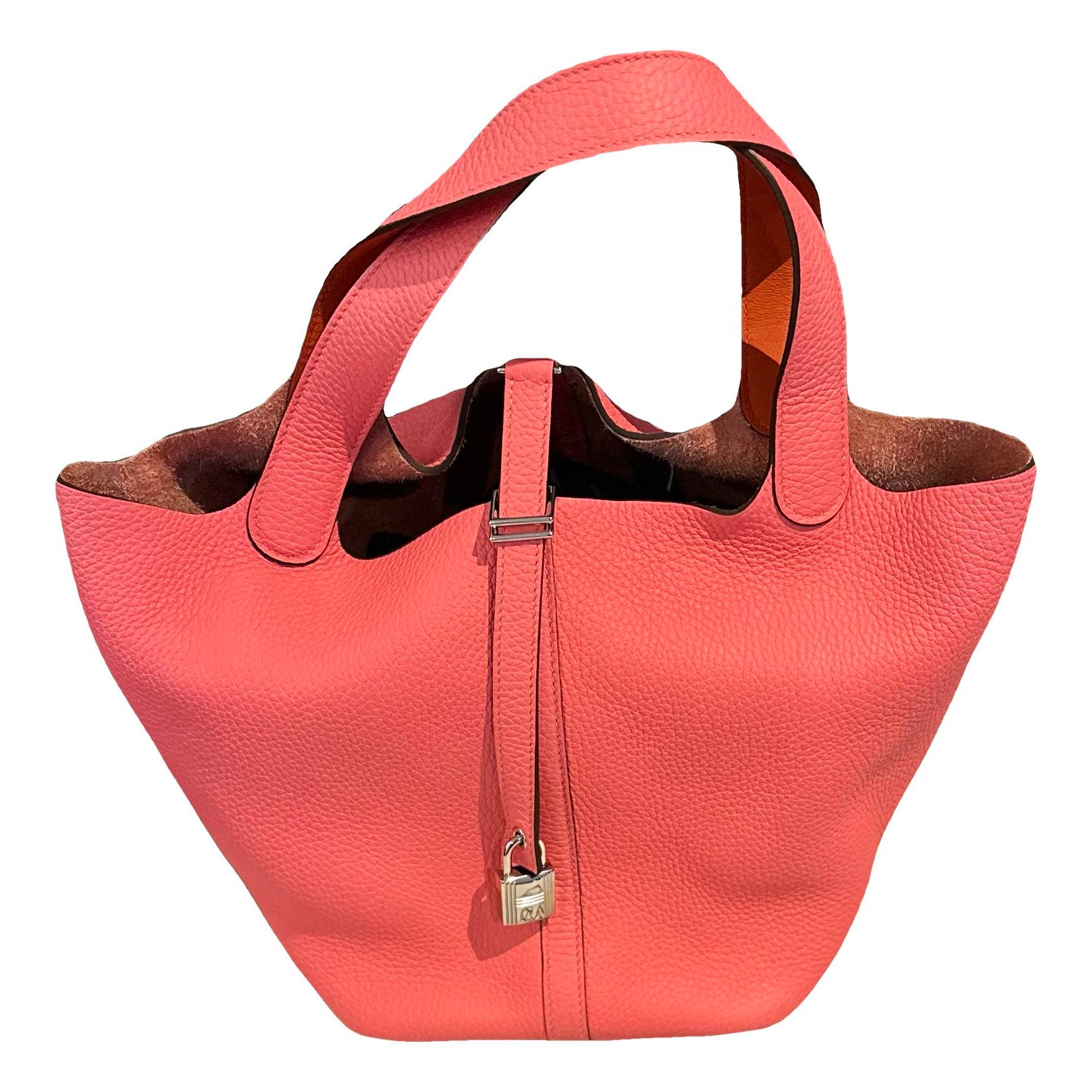 Picotin leather handbag