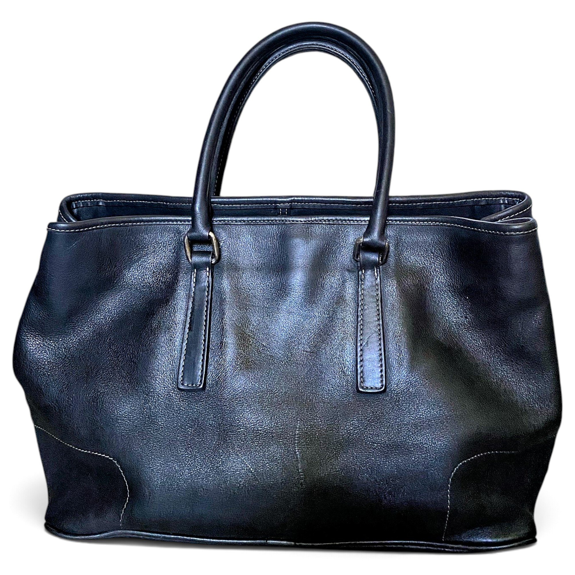 Leather tote