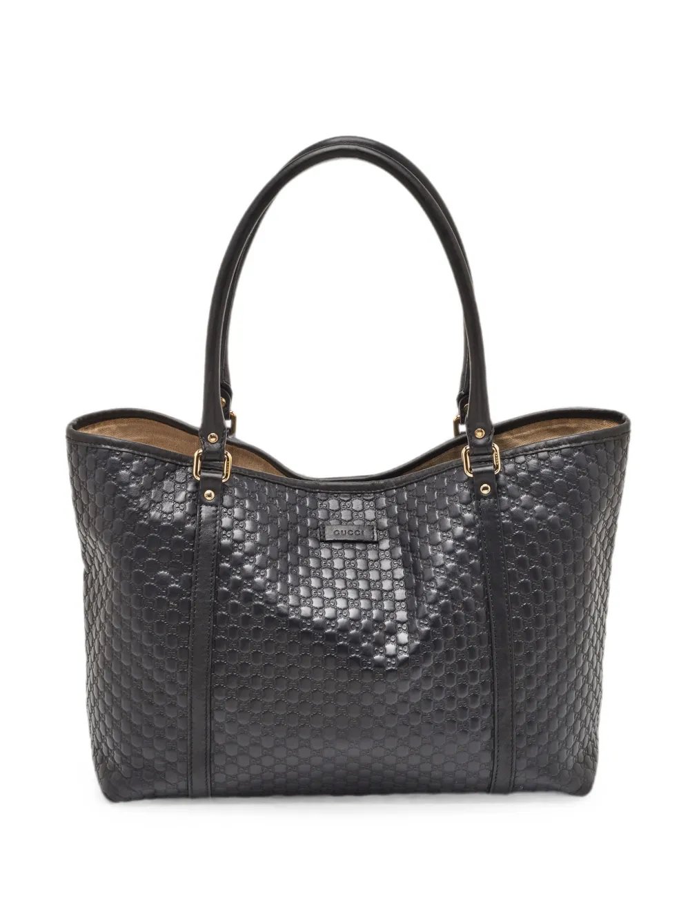 Microguccissima leather tote bag