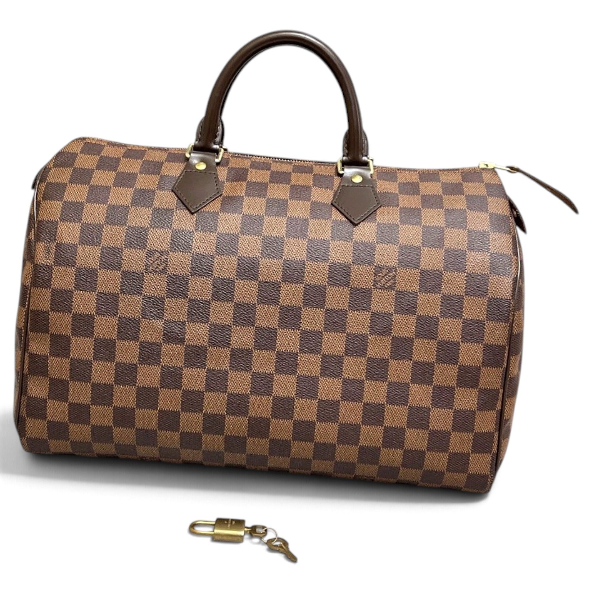 Speedy leather handbag