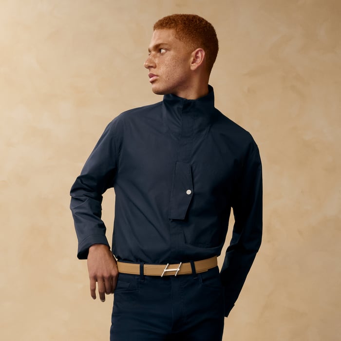 Swing Belt Buckle & Reversible Leather Strap 32 MM