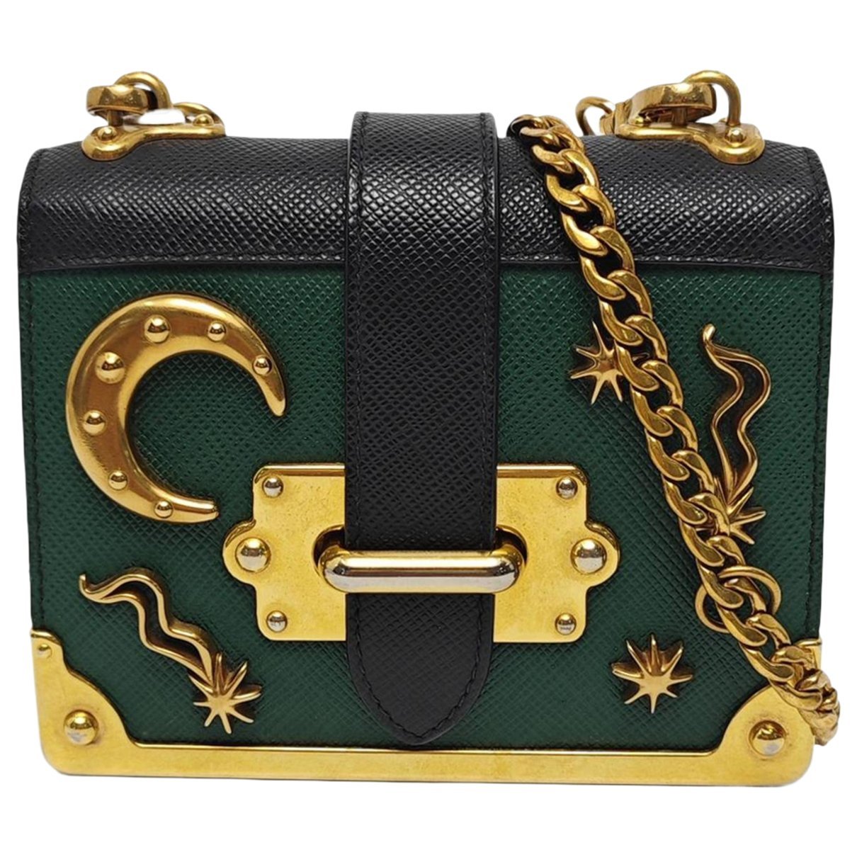 Cahier leather handbag