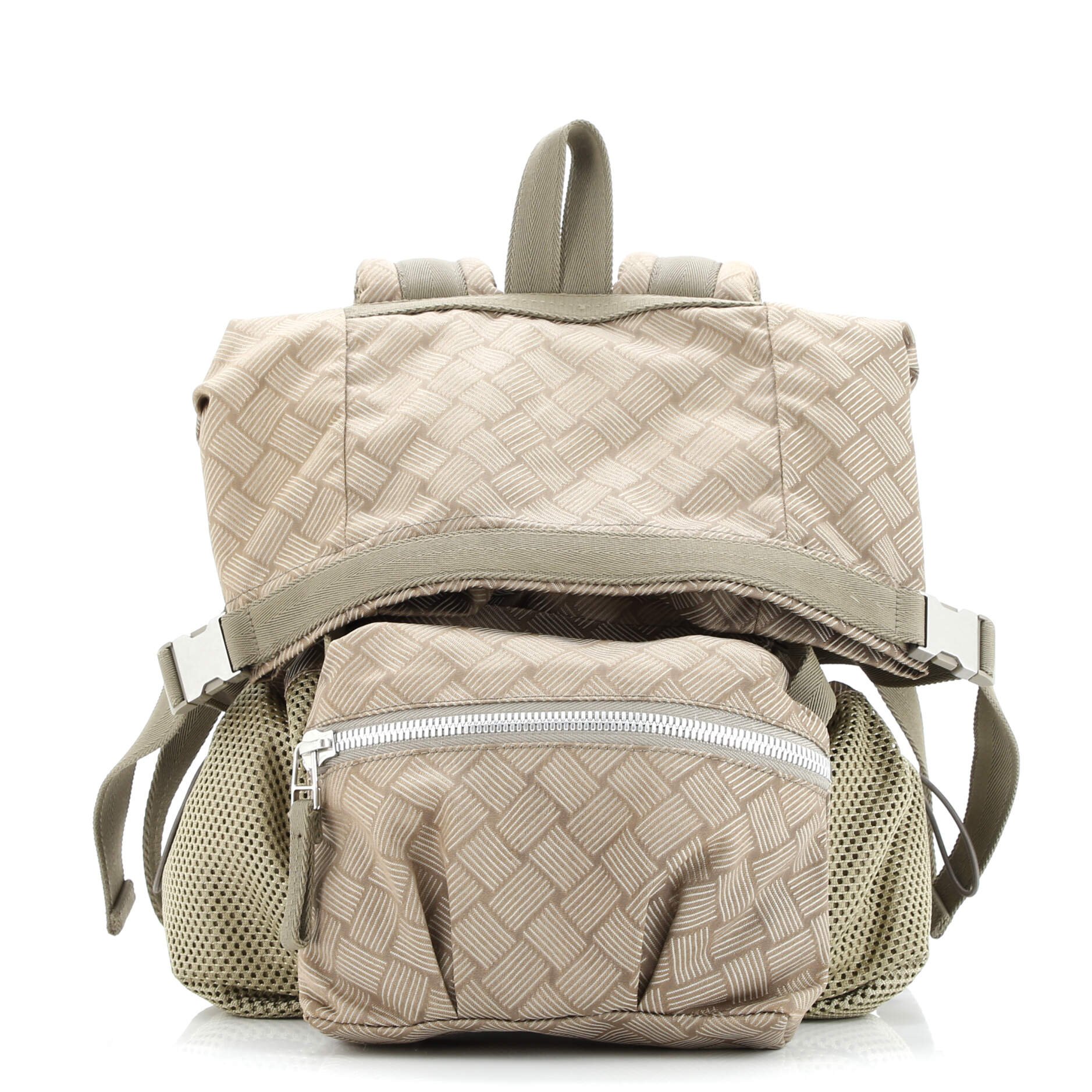 Bottega Veneta Paper Touch Backpack Printed Nylon