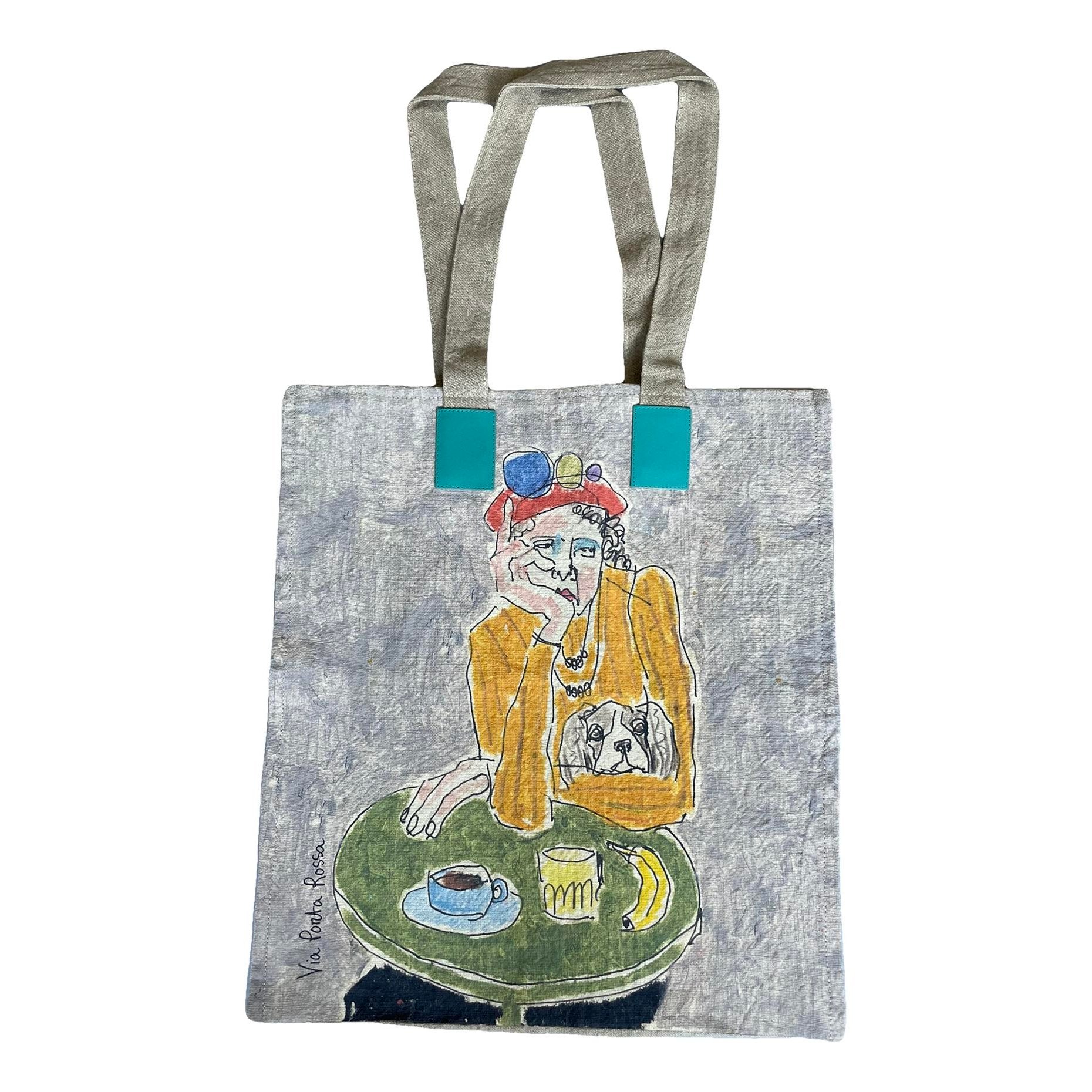 Bestiary tote linen tote