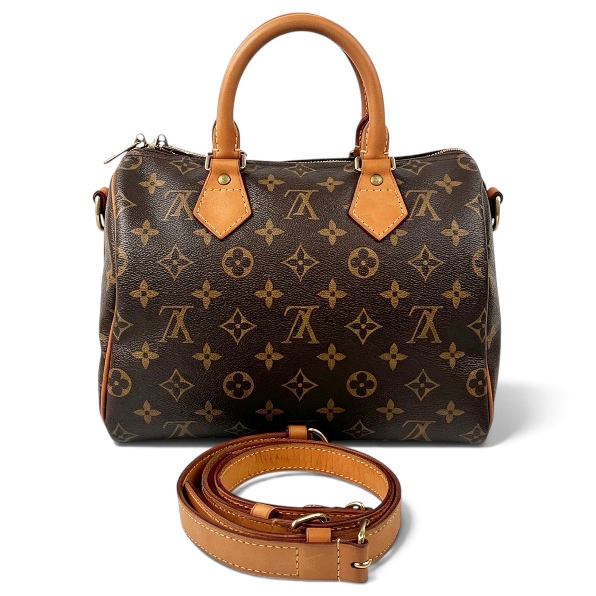 Speedy leather handbag