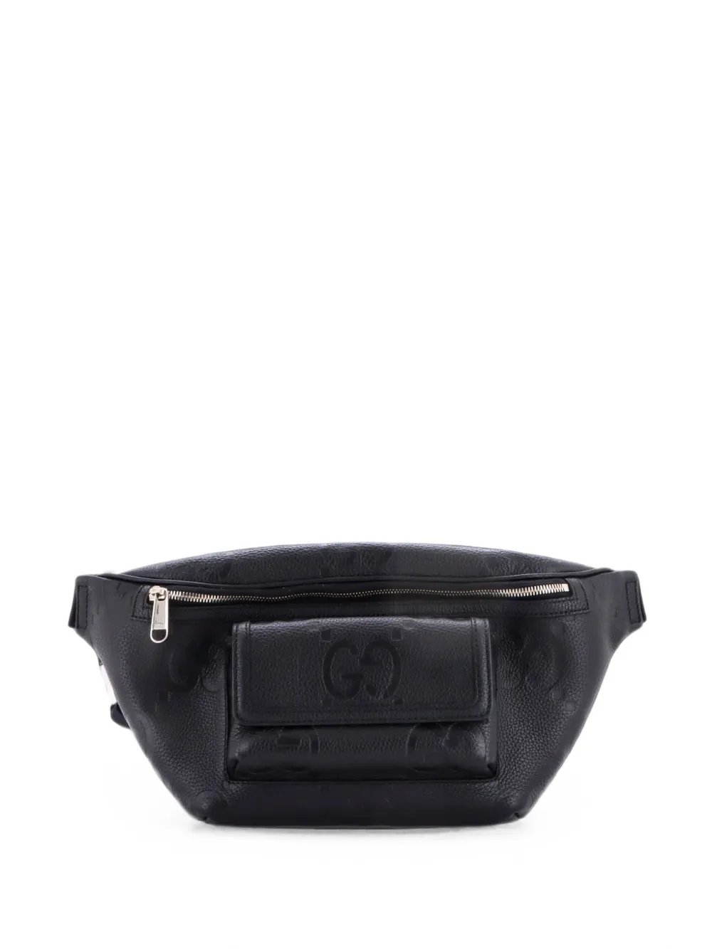 Front Pocket Jumbo GG Embossed Leather belt bag
