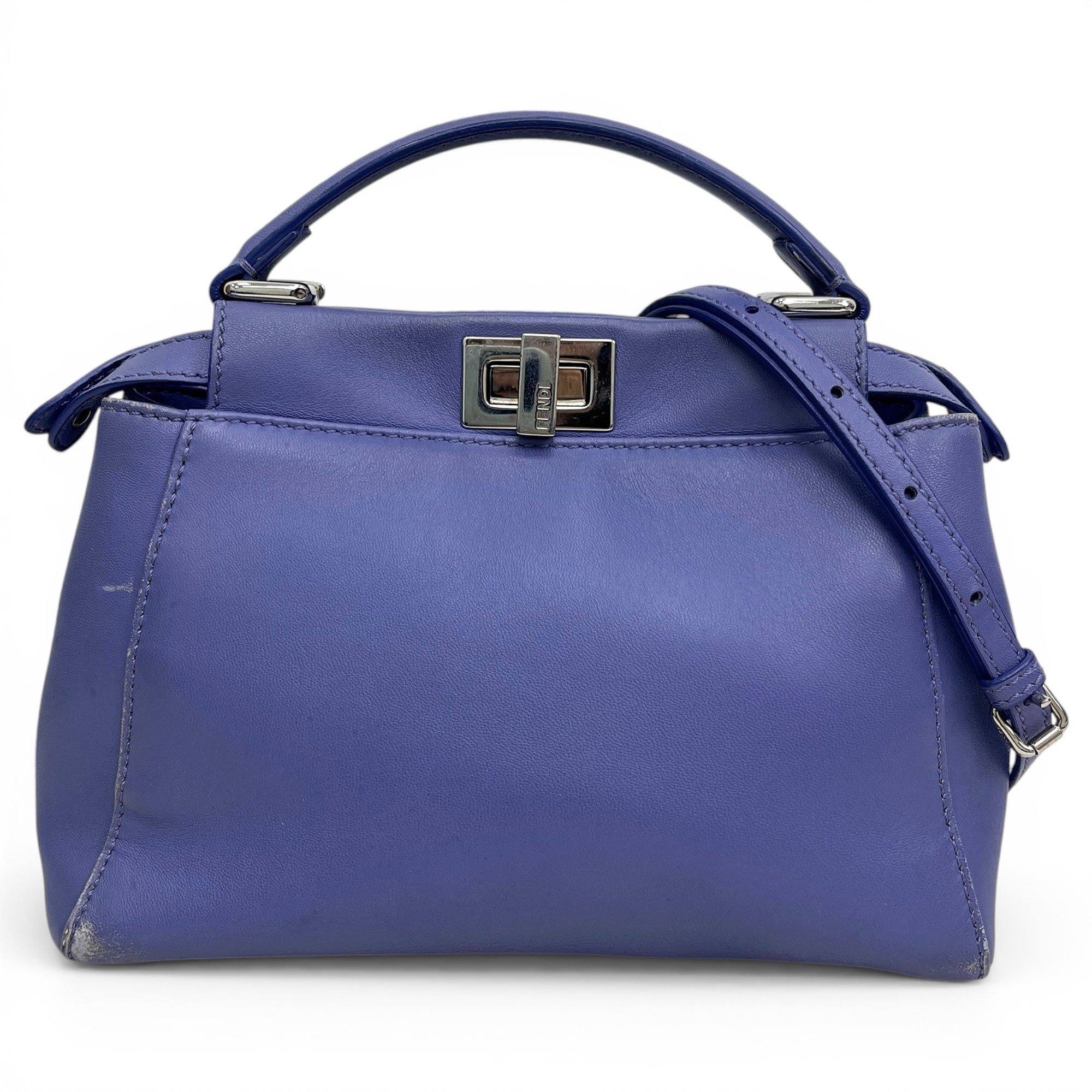 Peekaboo leather handbag
