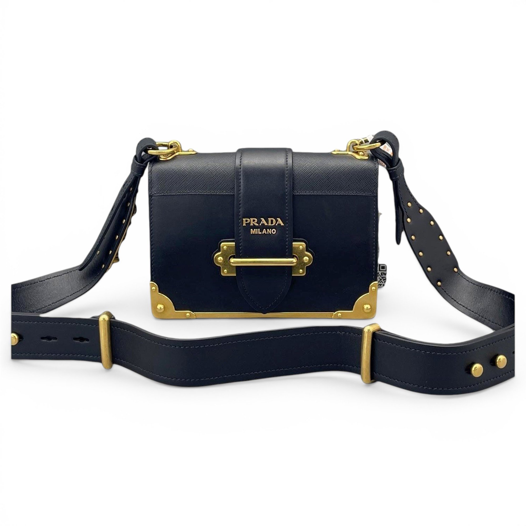 Cahier leather handbag