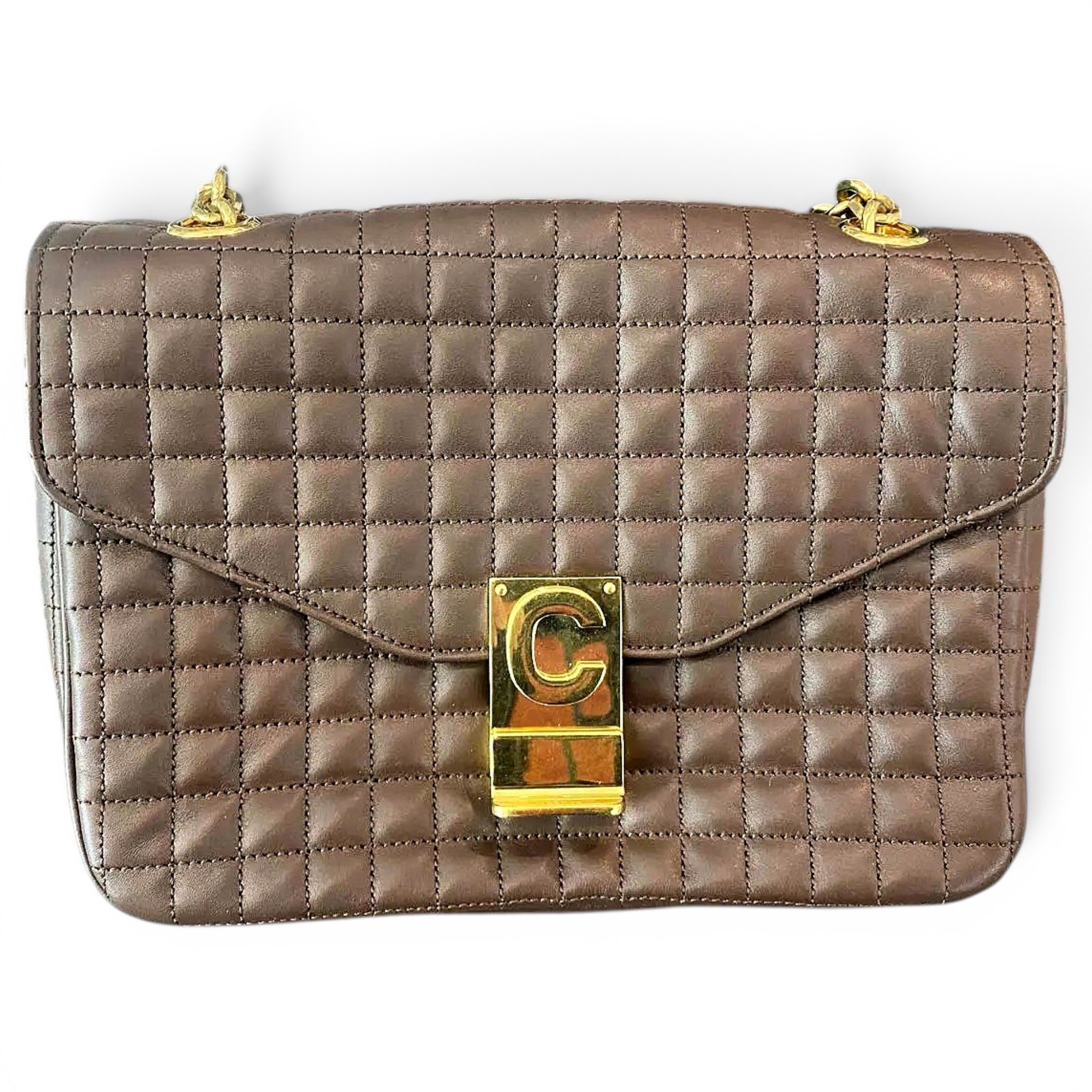 C bag leather handbag