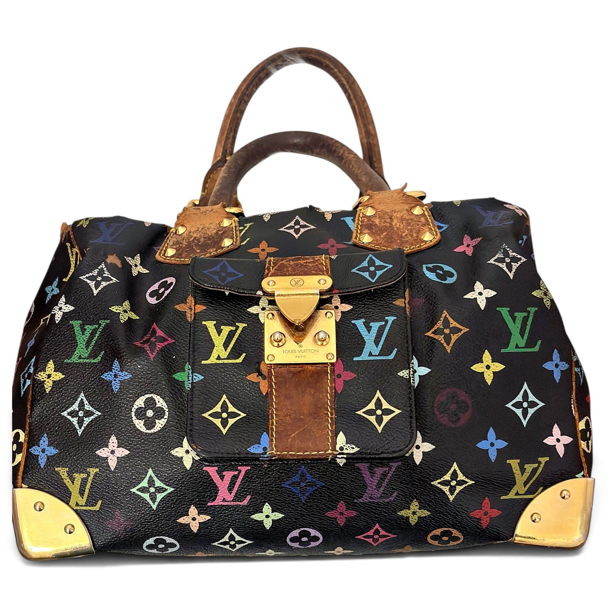 Speedy leather handbag