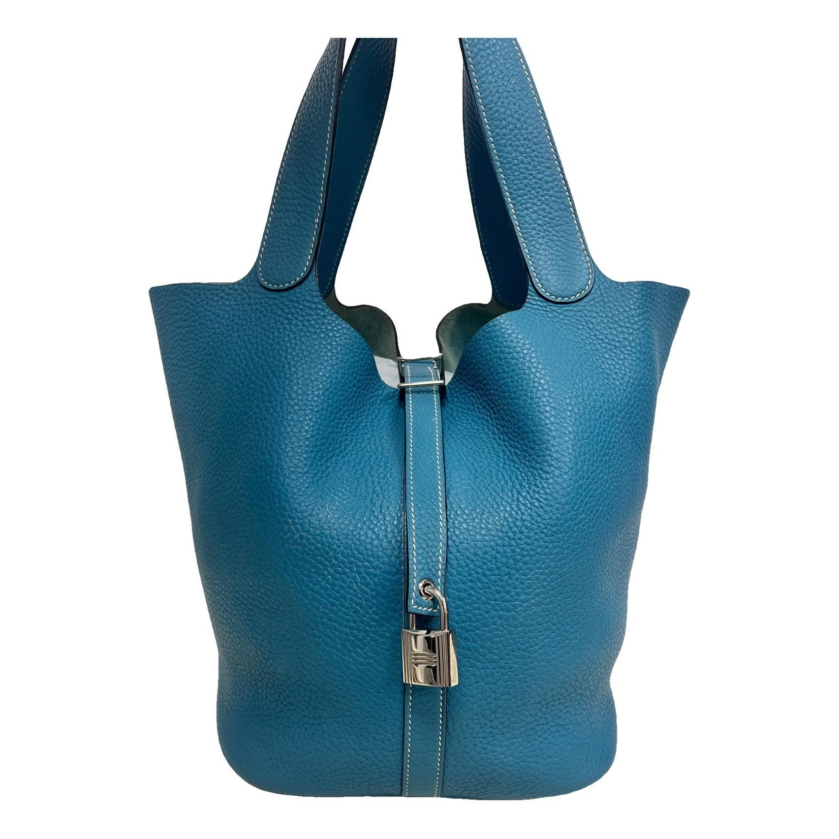 Picotin leather handbag