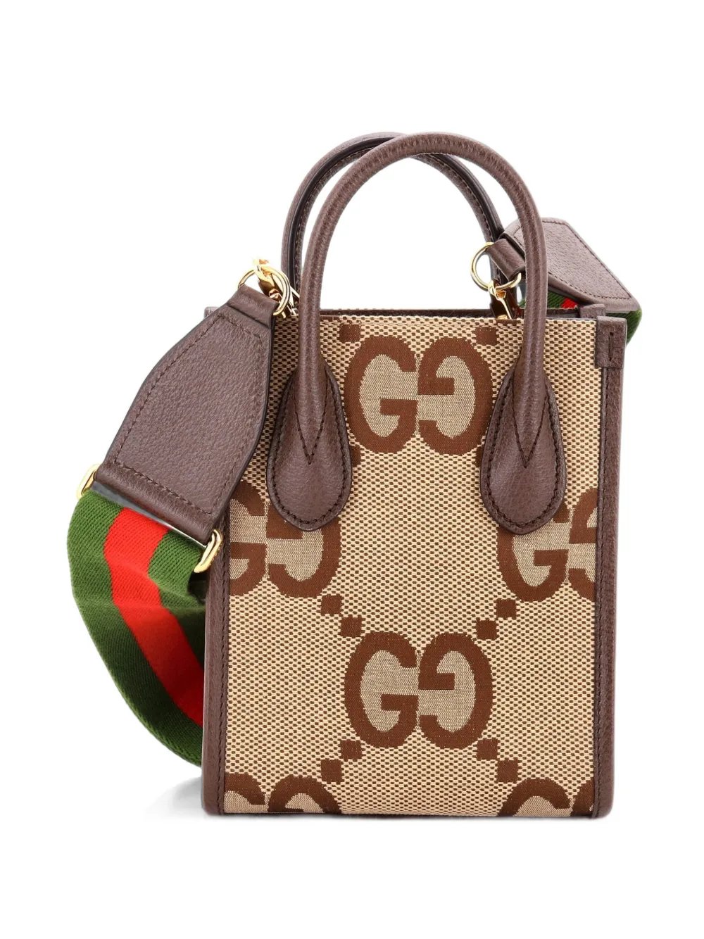 Vertical Tote Jumbo GG Canvas Mini crossbody bag