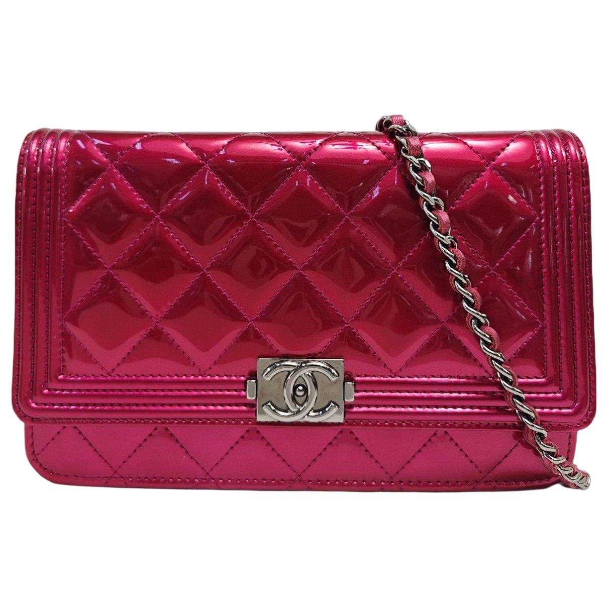 Patent leather crossbody bag
