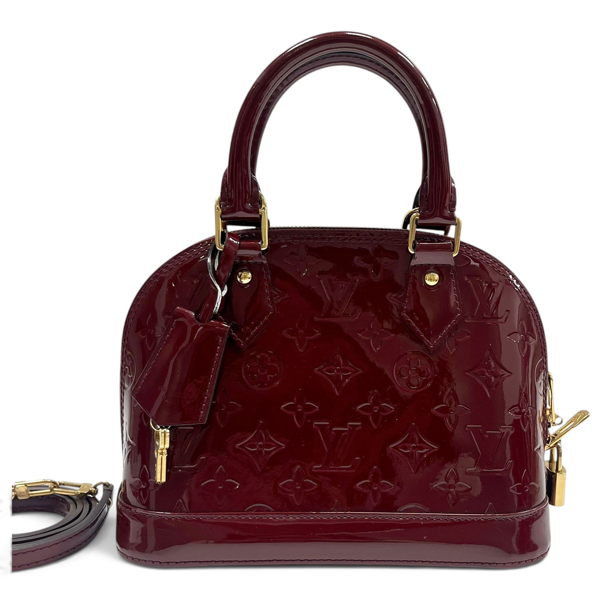 Alma BB patent leather handbag