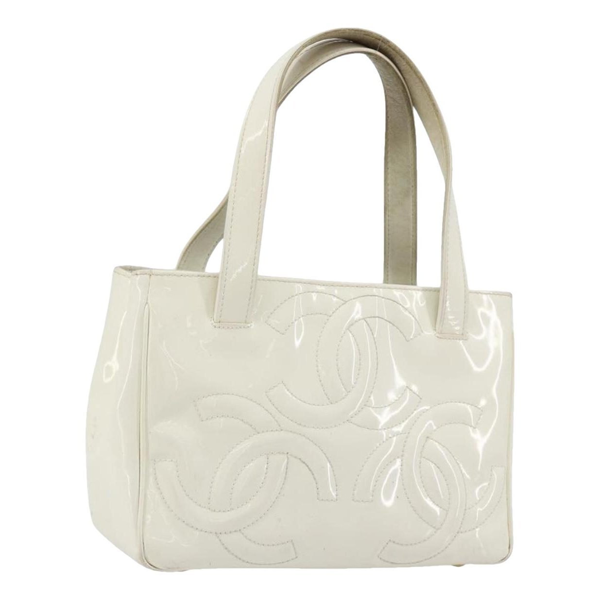 Patent leather handbag
