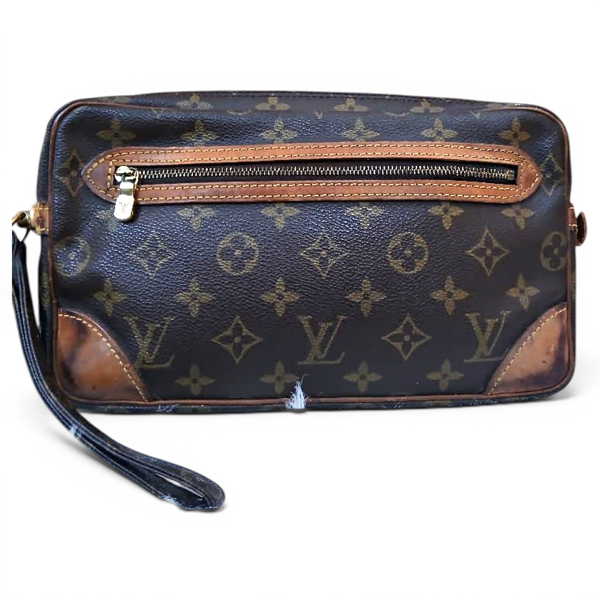 Marly Dragonne leather clutch bag