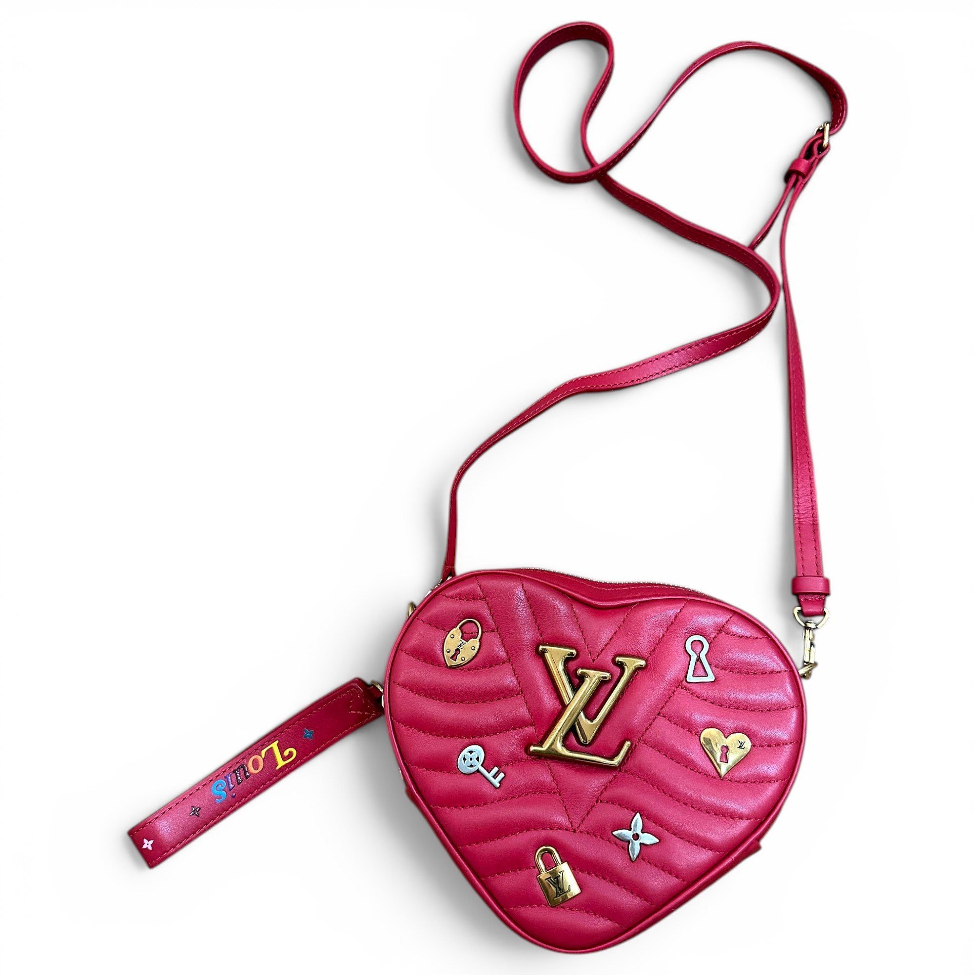 Coeur Game On leather crossbody bag