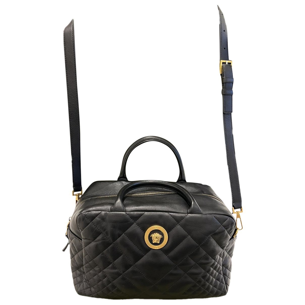 Versace Icon leather handbag