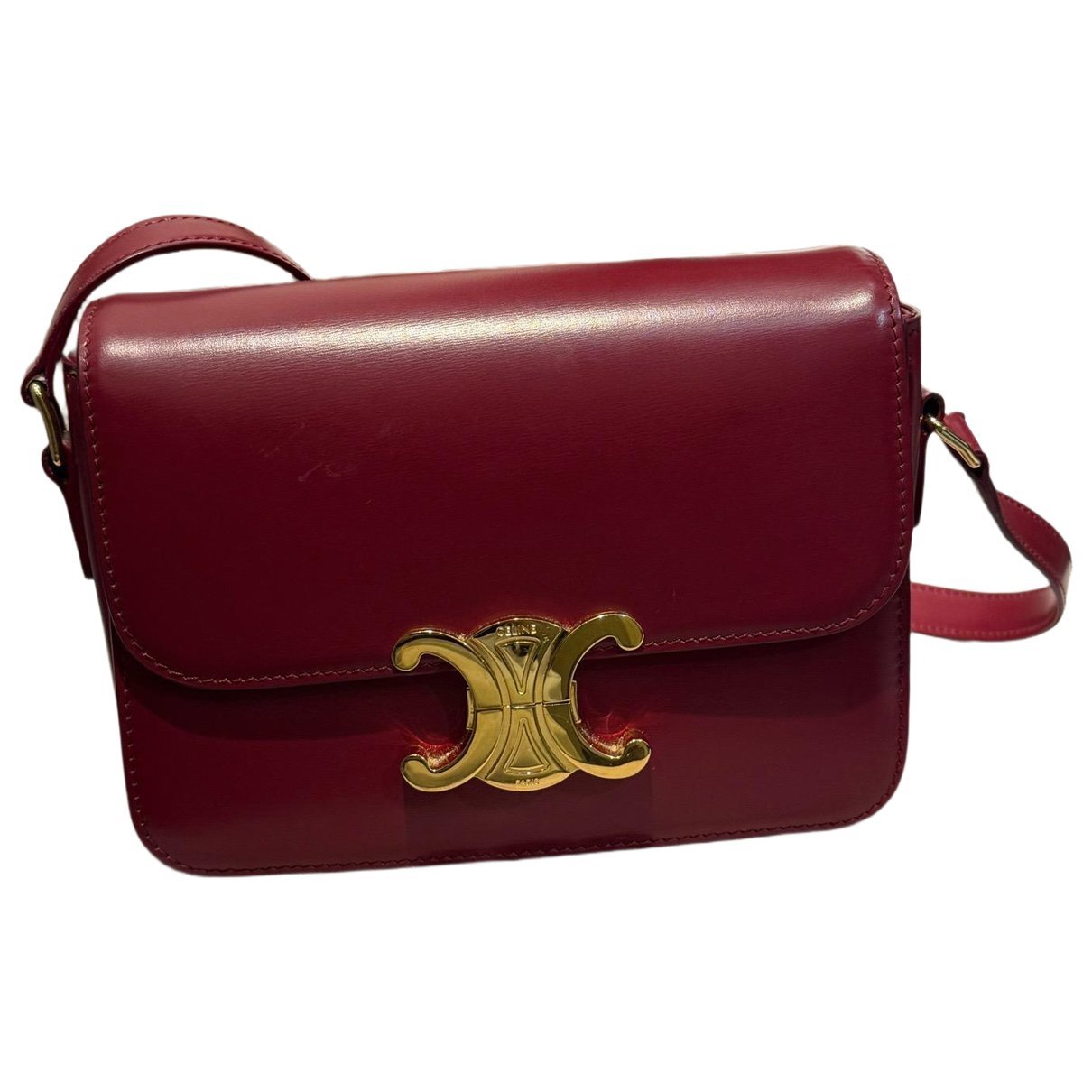Triomphe leather handbag