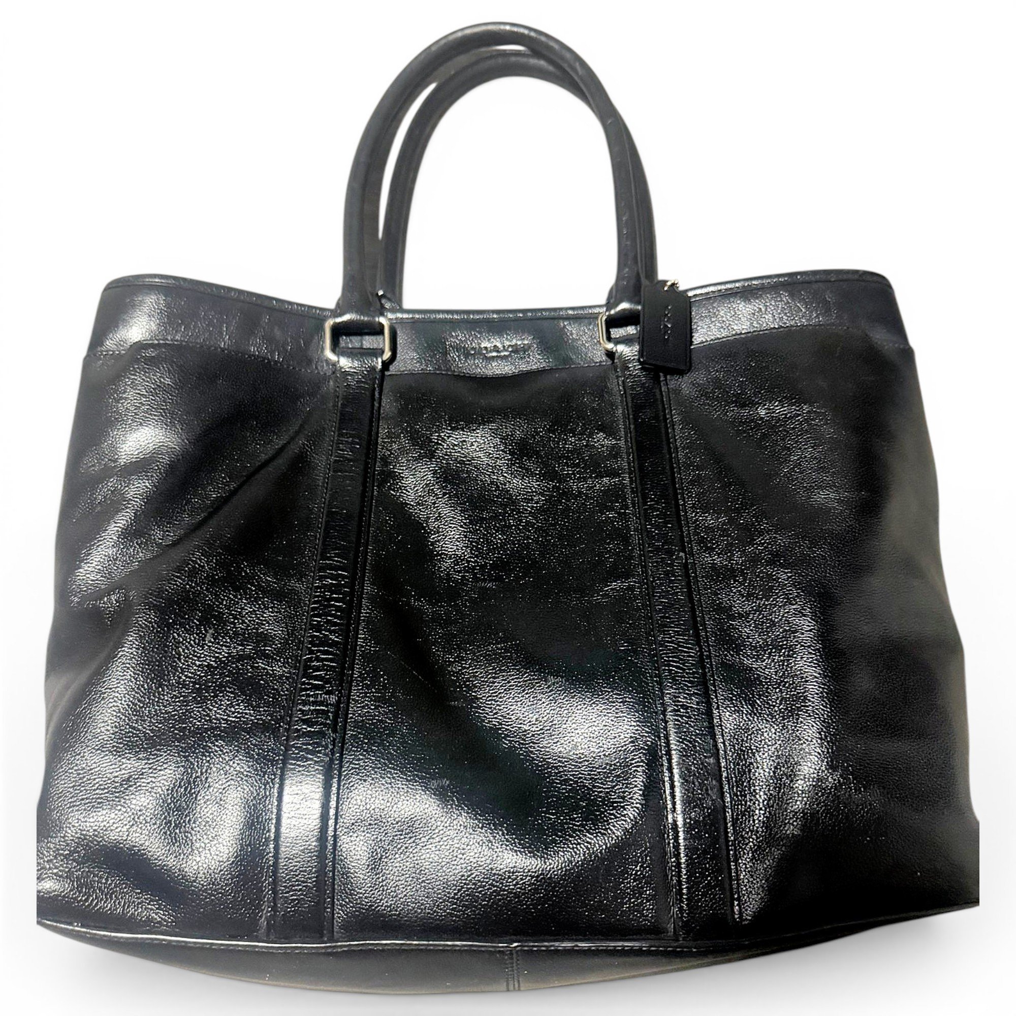 Leather tote