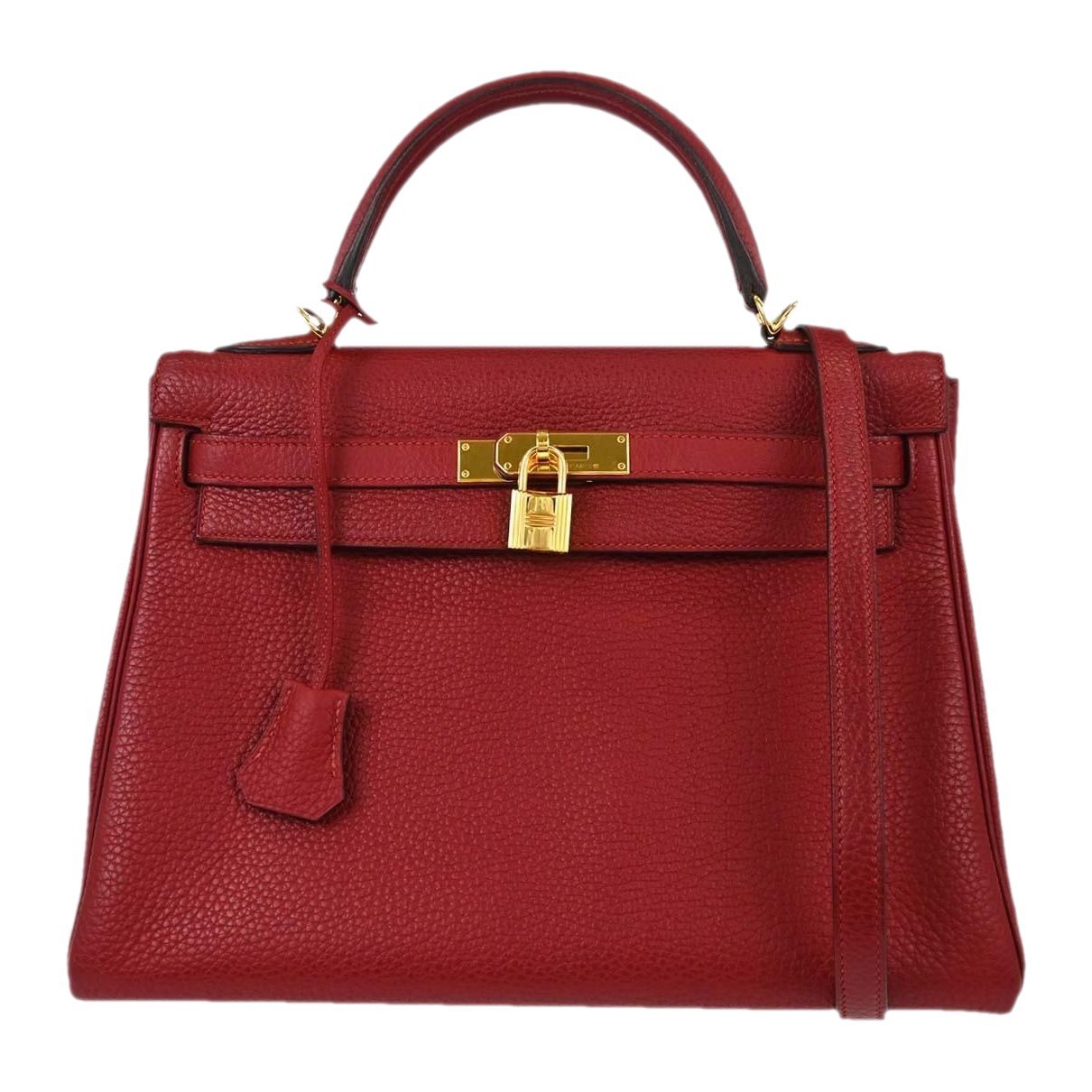 Kelly 32 leather handbag