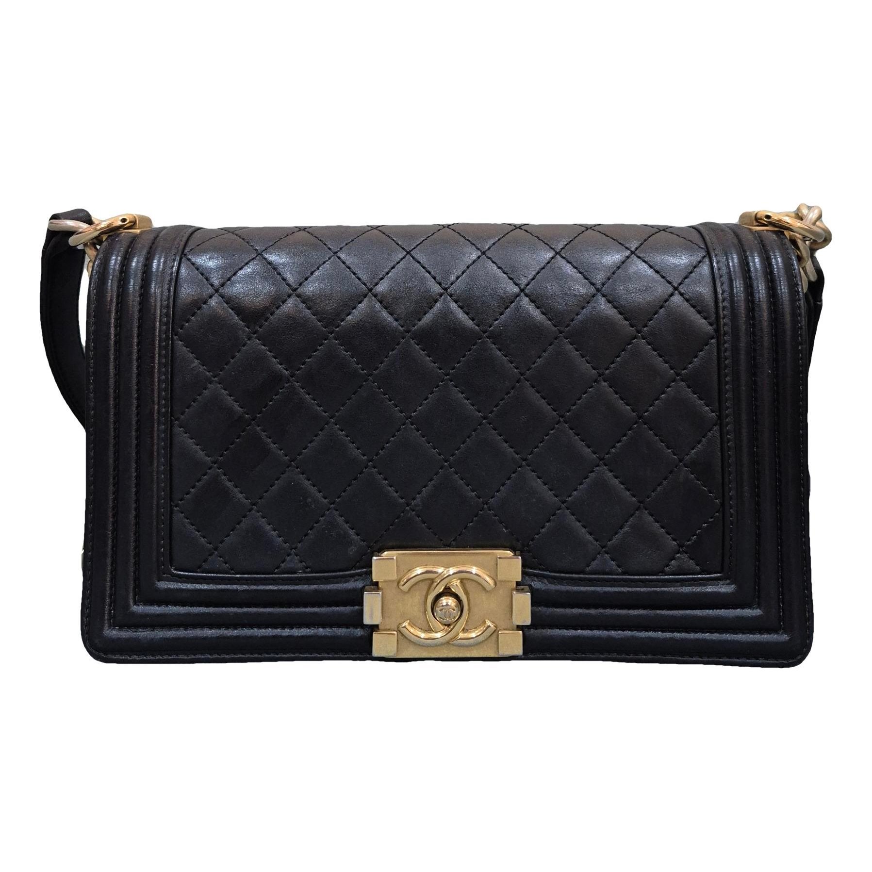 Boy leather crossbody bag