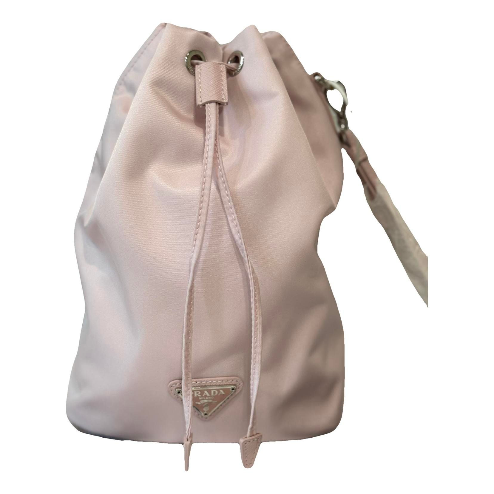 Re-Nylon cloth clutch bag