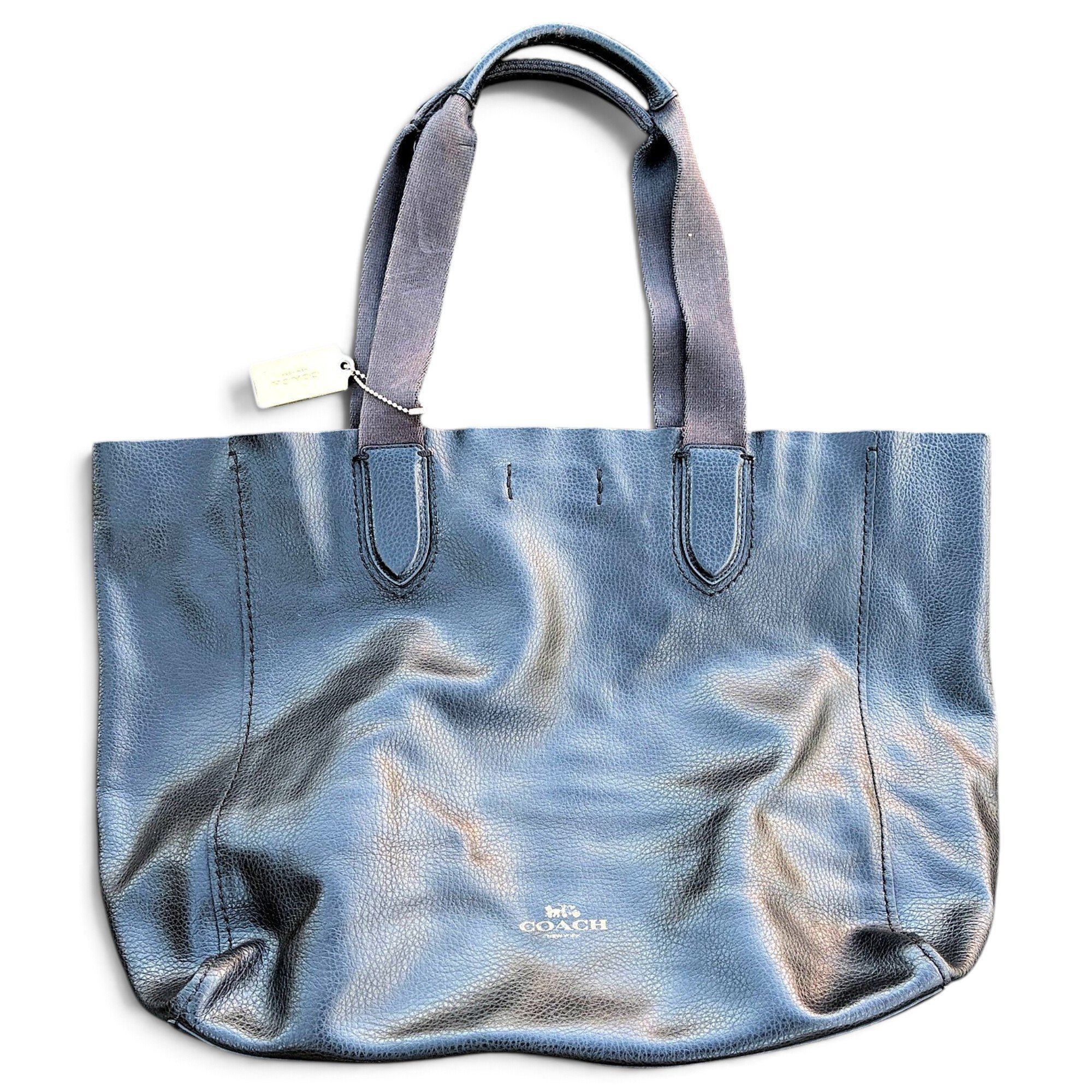 Leather tote