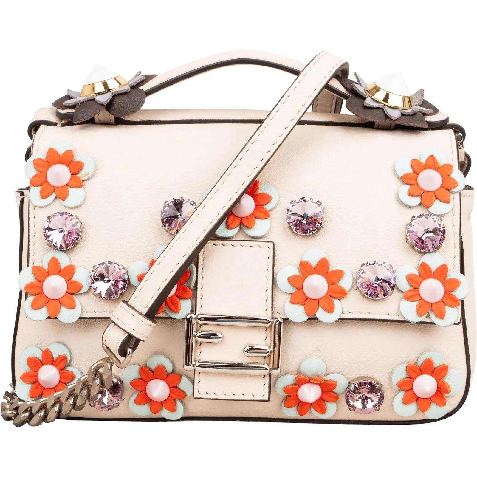 Baguette leather crossbody bag