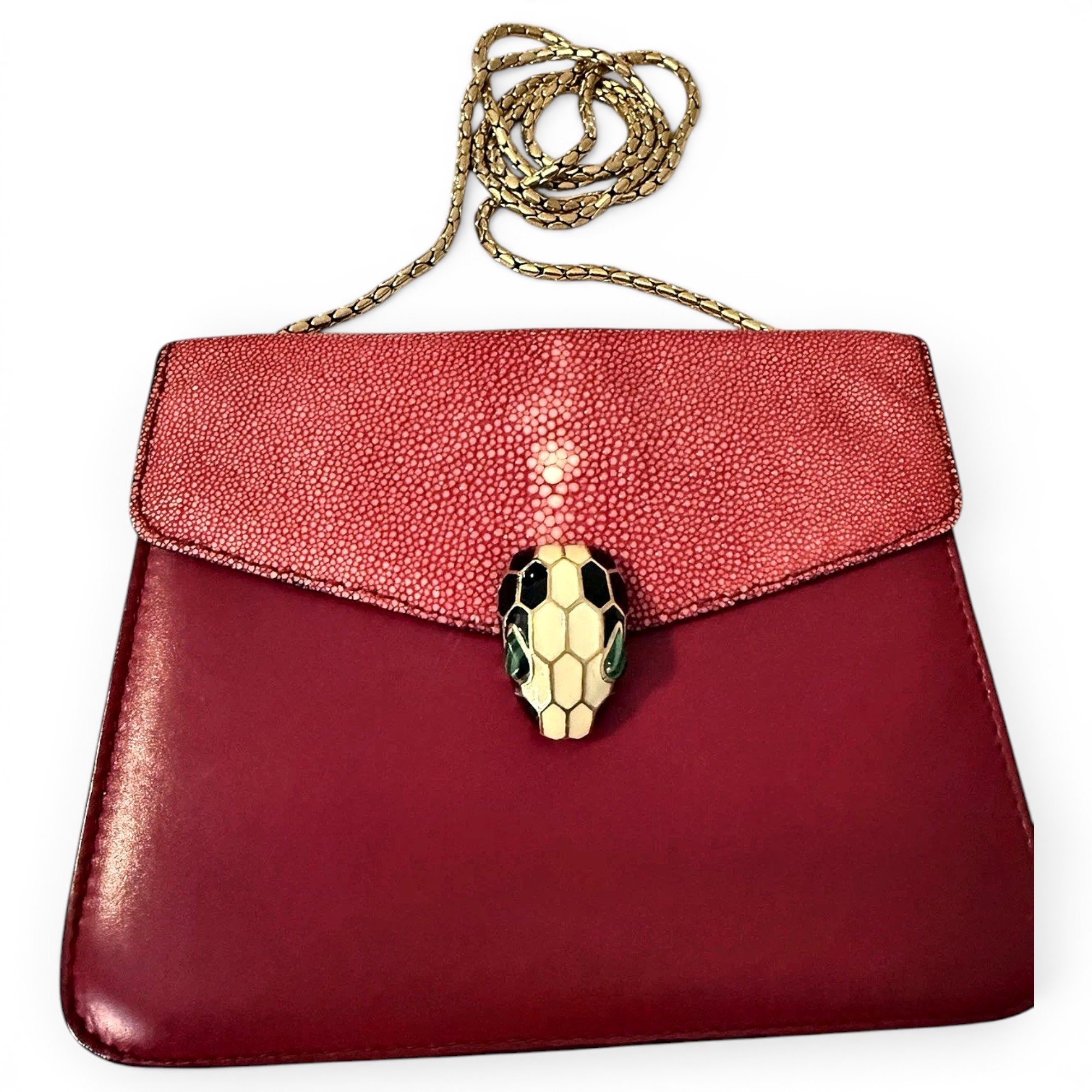Leather handbag