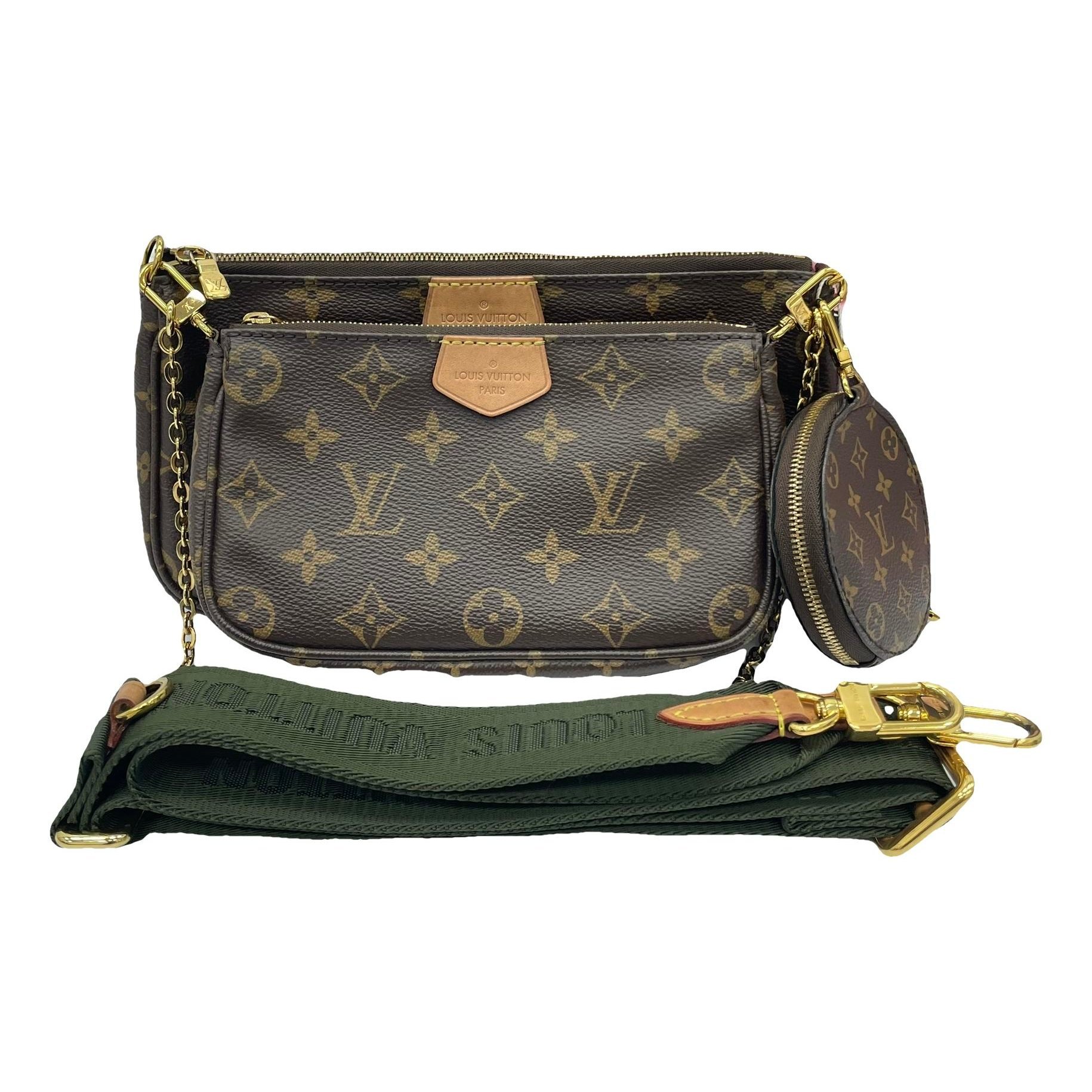 Multi Pochette Accessoires leather handbag