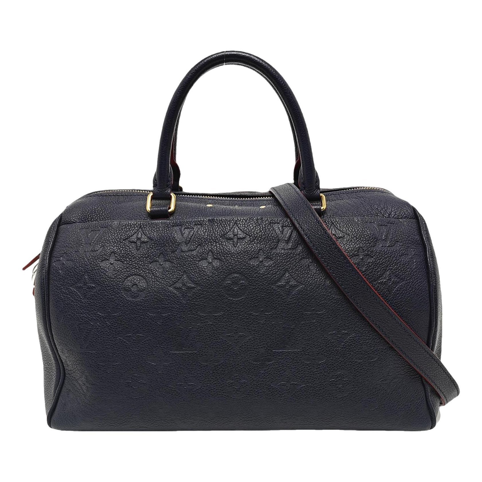 Speedy leather handbag