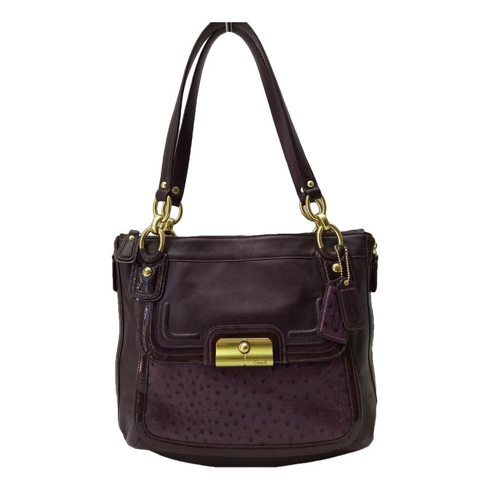 Leather tote