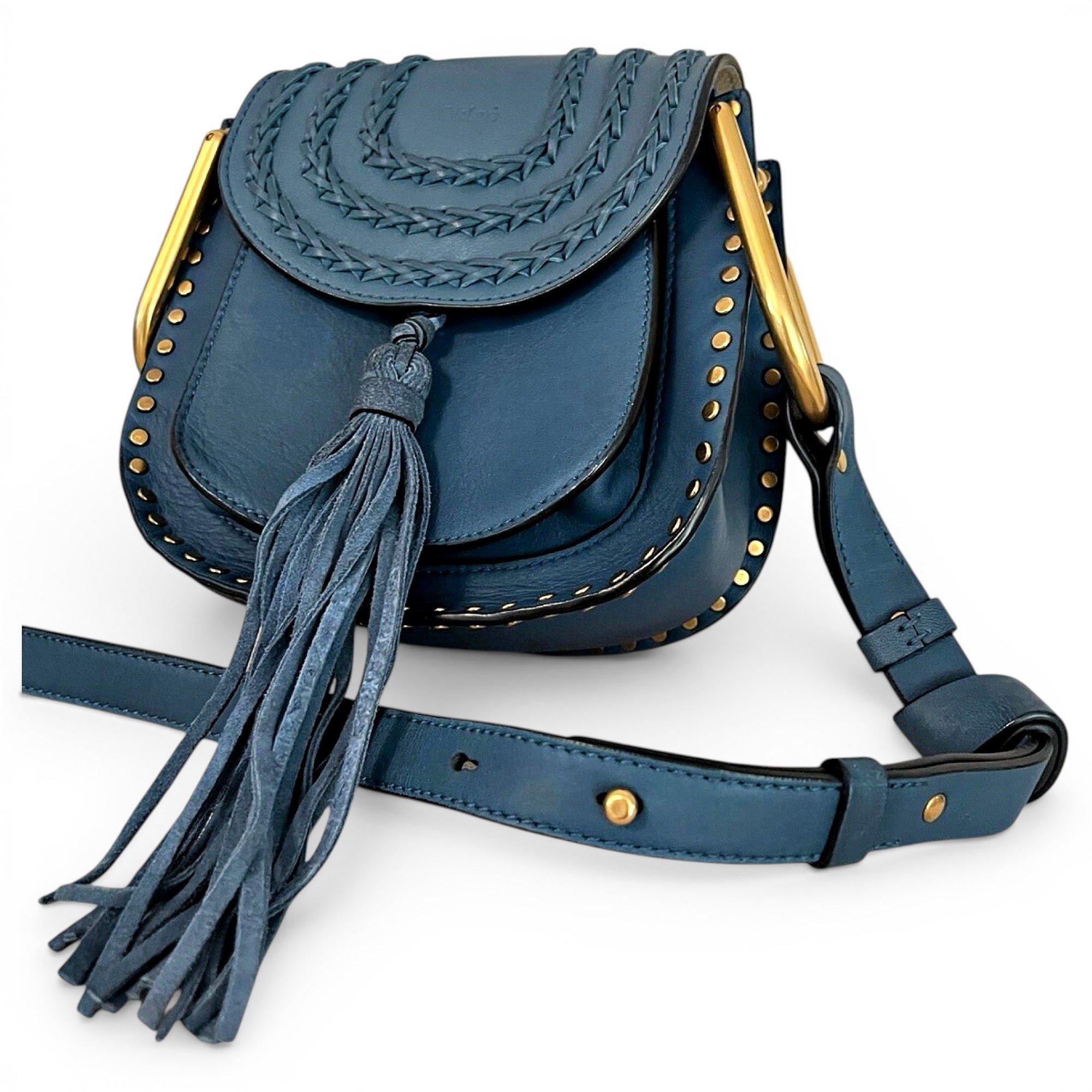 Hudson leather crossbody bag