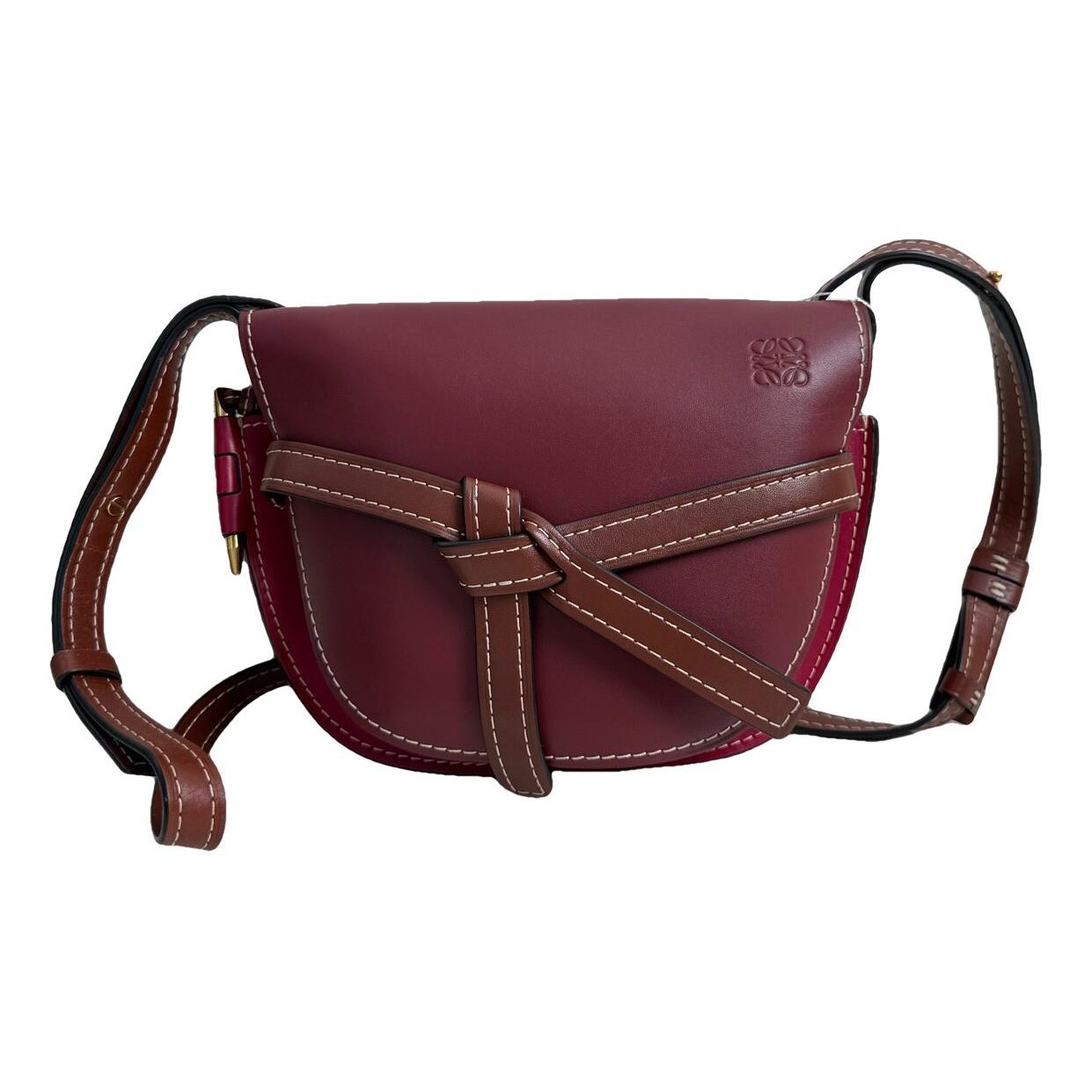 Gate leather crossbody bag