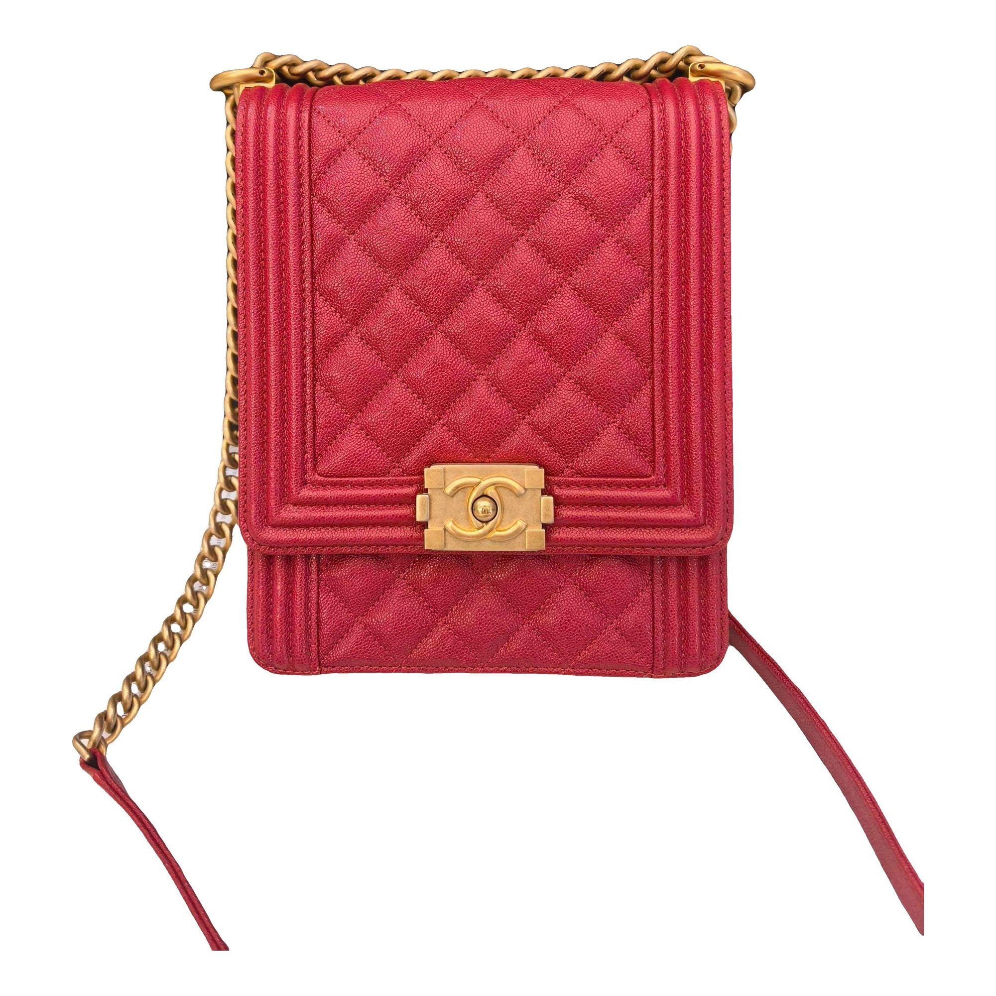 North South Boy leather crossbody bag