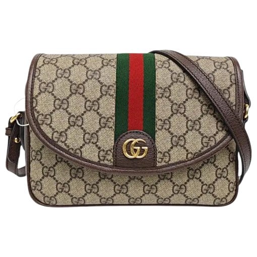 Ophidia leather crossbody bag