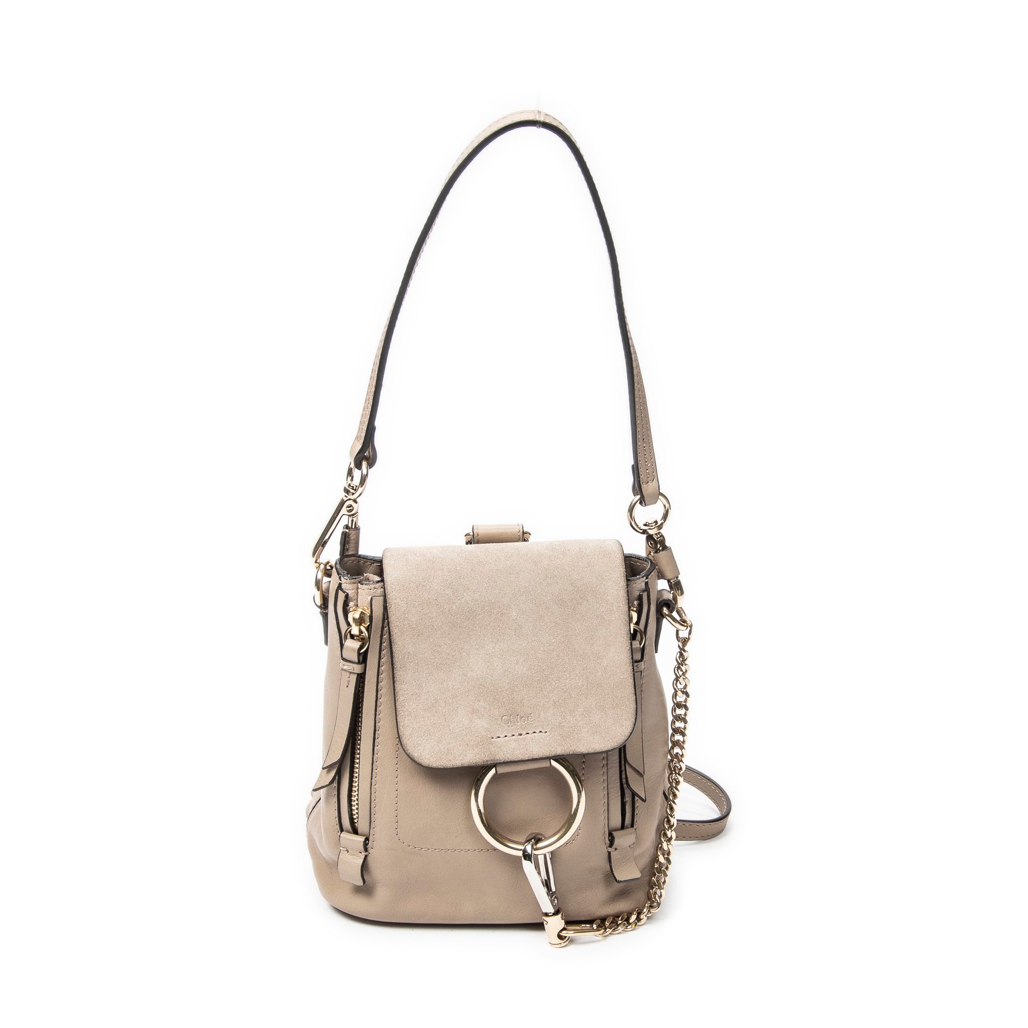 Leather backpack