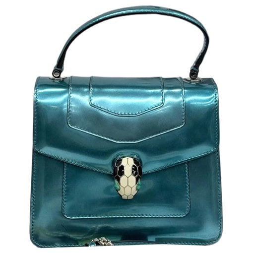 Serpenti leather handbag