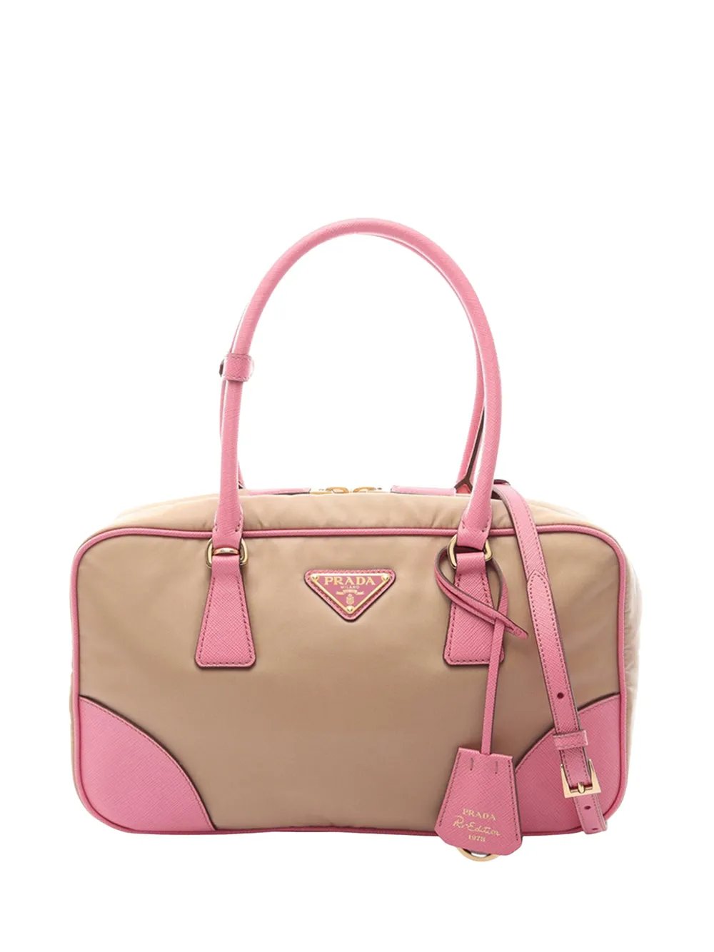 Prada 2013-2026 Saffiano Trimmed Re Nylon Re Edition 1978 Satchel handbag