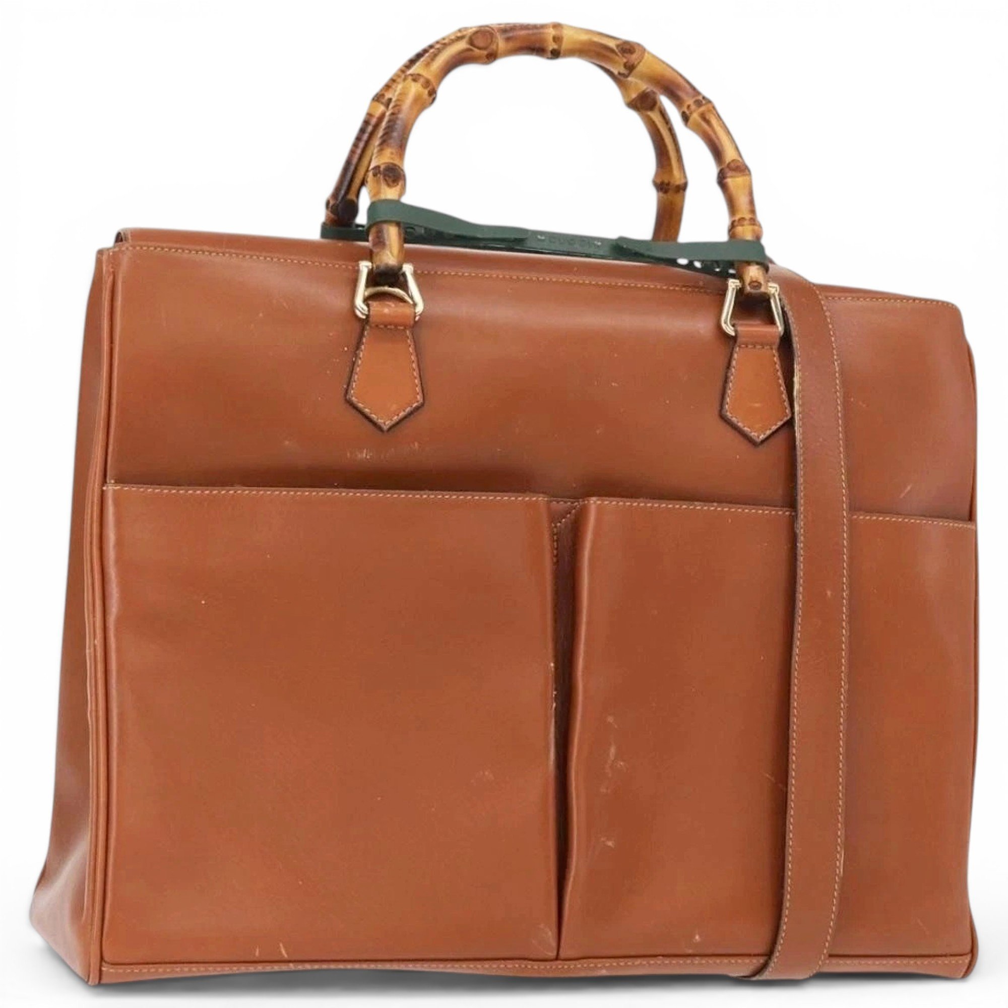 Leather handbag