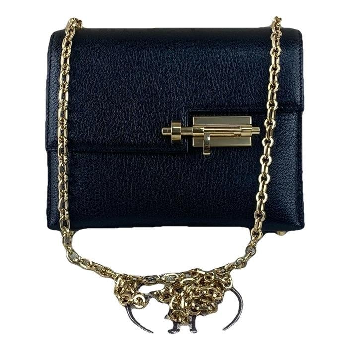 Hermes Verrou Mini Handbag Black