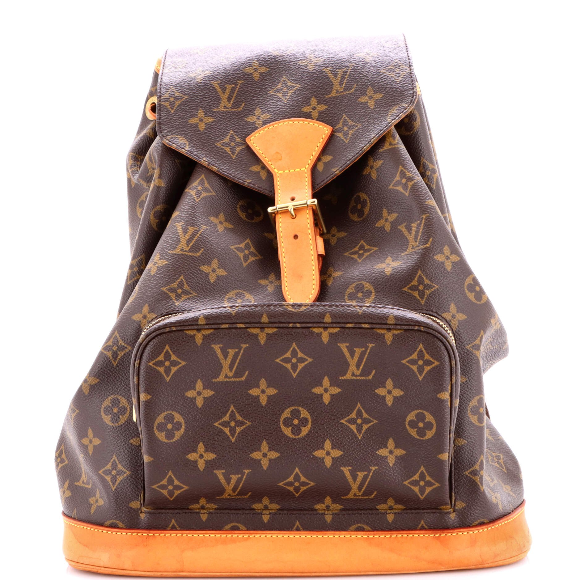 Louis Vuitton Vintage Montsouris Backpack Monogram Canvas GM