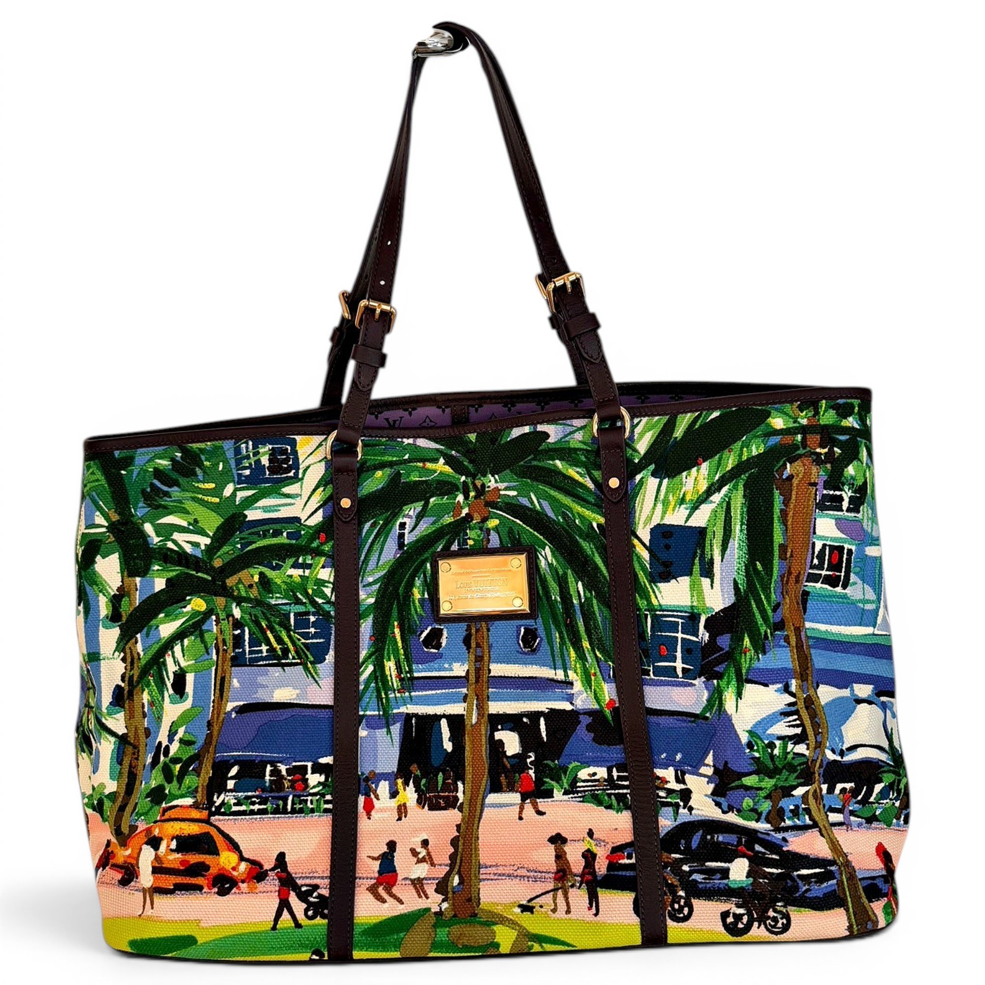 Linen handbag