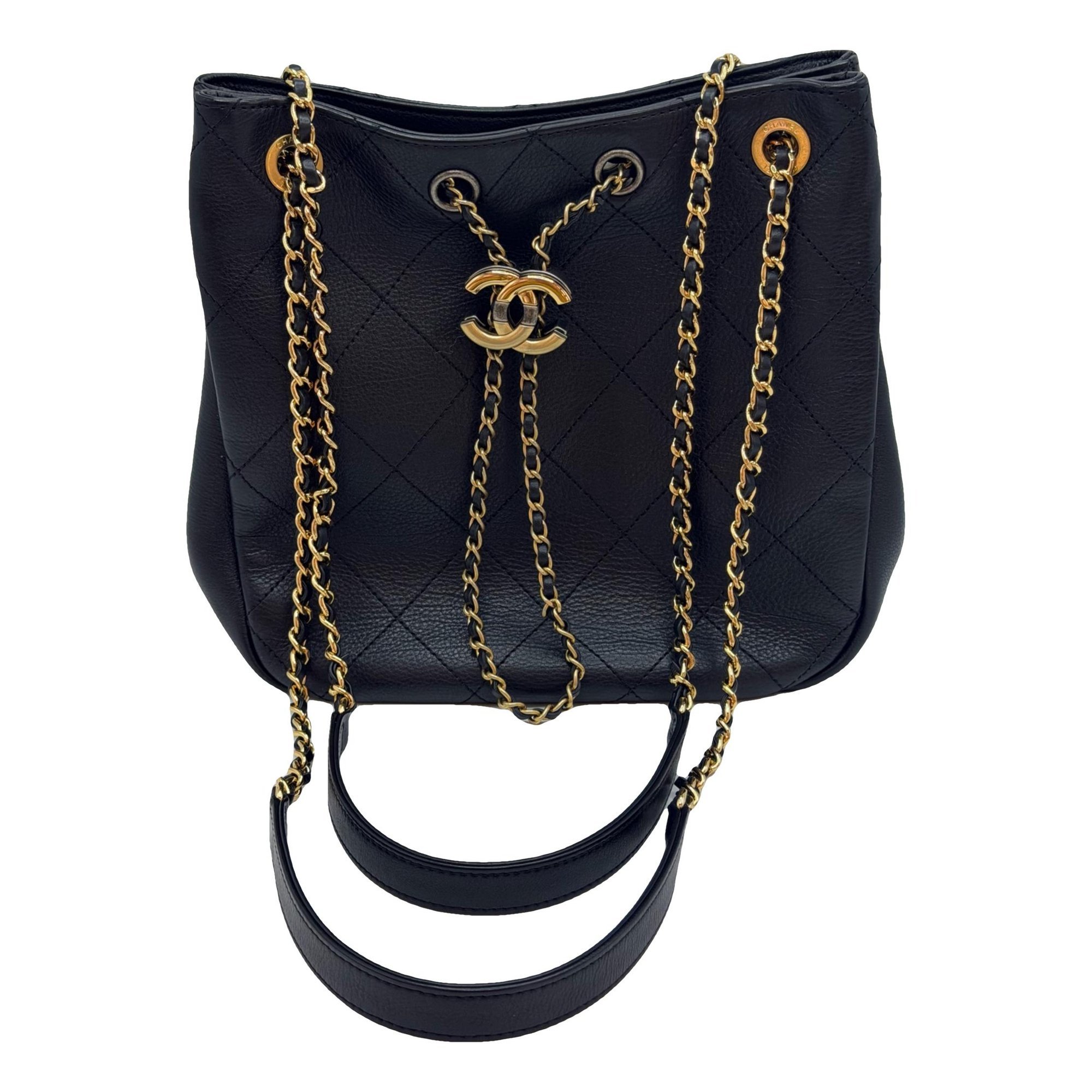 Leather tote