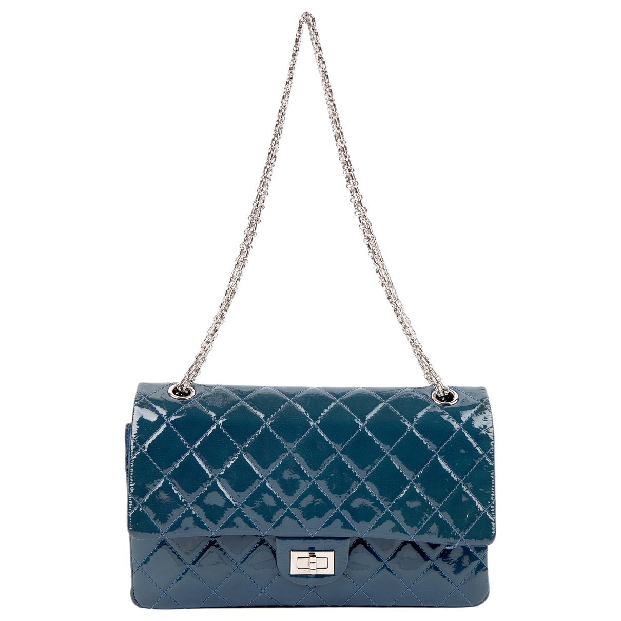 2.55 patent leather handbag