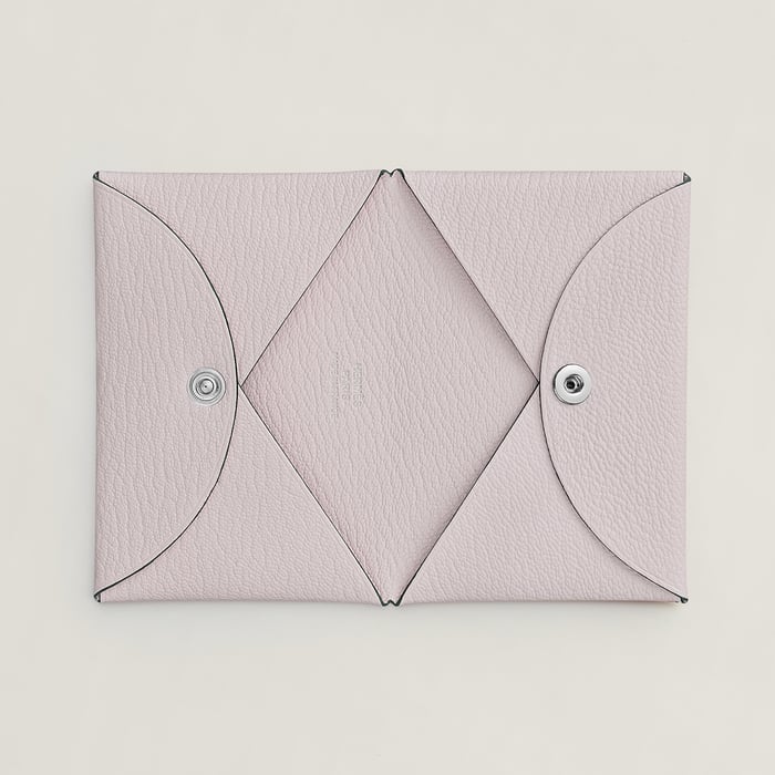 Mauve Pâle Calvi Card Holder